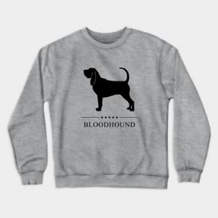 Bloodhound Black Silhouette Crewneck Sweatshirt